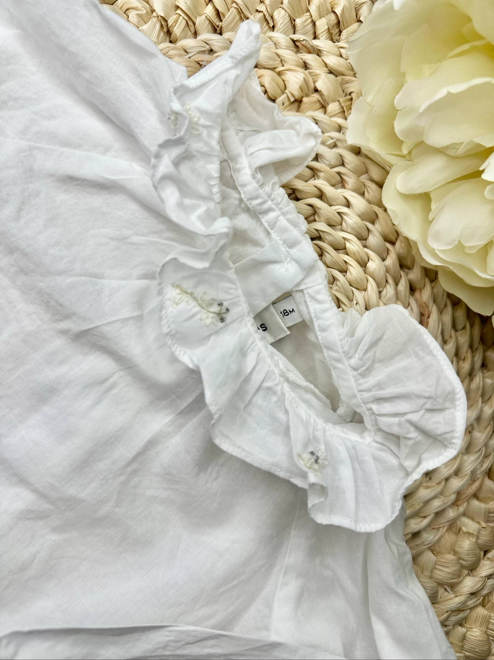 Witte hemdblouse Cyrillus 18 maanden – photo 2